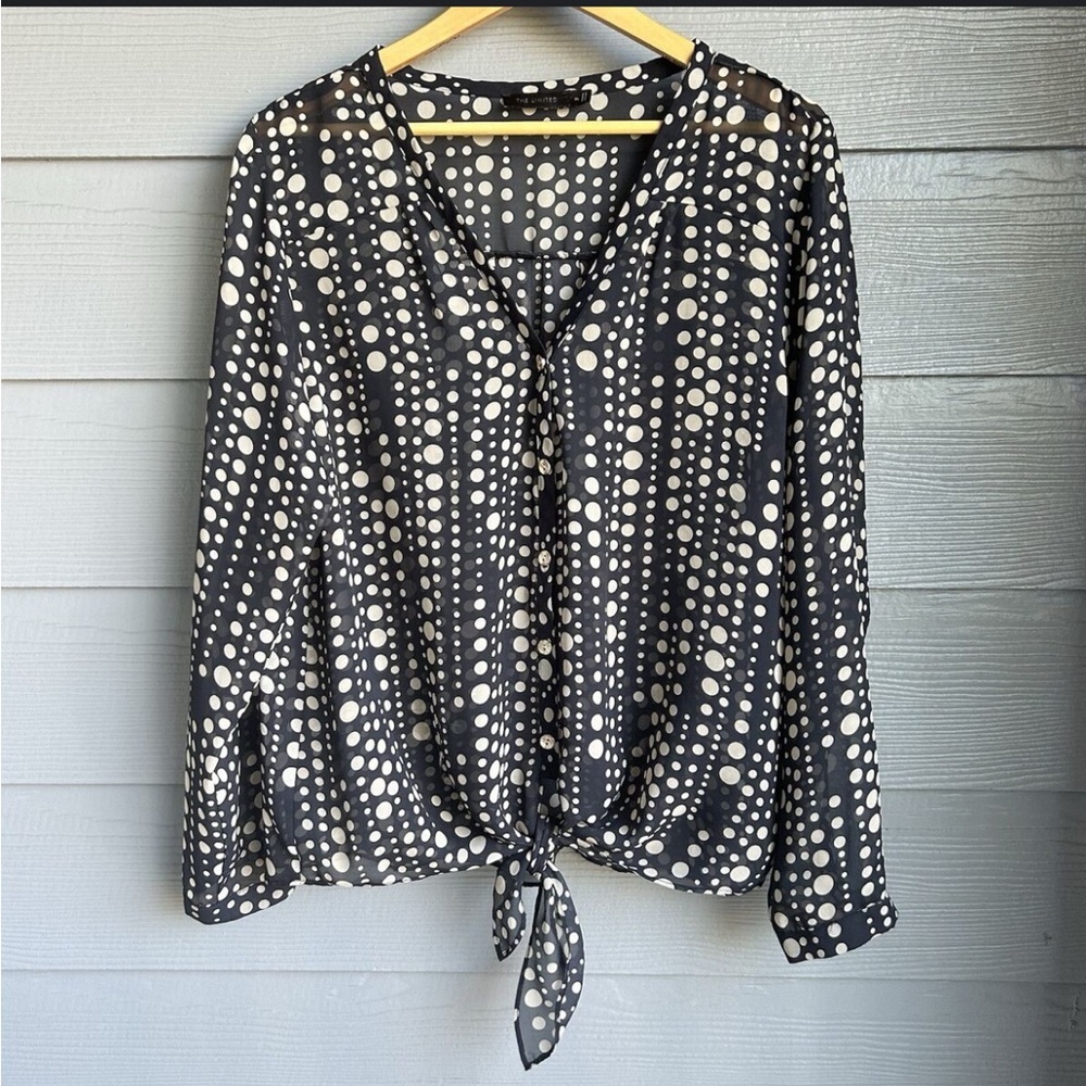 Limited polka dot blouse Size L